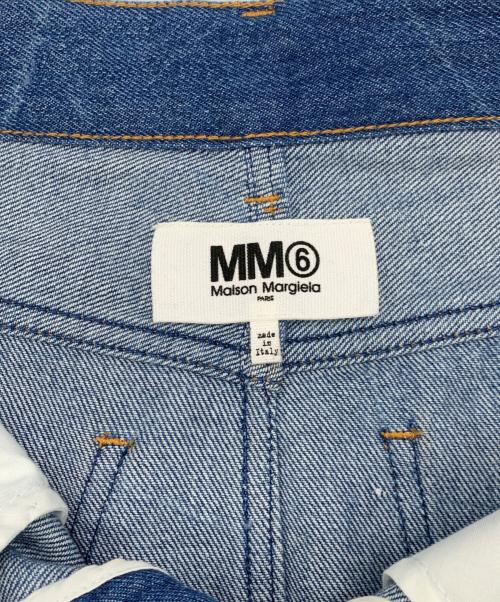 MM6 Maison Margiela（エムエムシックスメゾンマルジェラ）MM6 Maison Margiela (エムエムシックスメゾンマルジェラ) デニムスカート インディゴ サイズ:44の古着・服飾アイテム