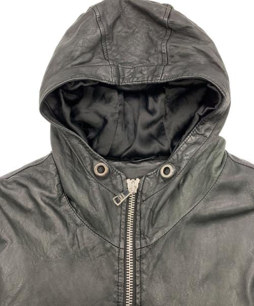 GIORGIO BRATO（ジョルジョブラッド）GIORGIO BRATO (ジョルジョブラッド) ラムレザーライダース ブラック サイズ:50の古着・服飾アイテム