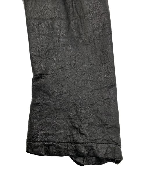 GIORGIO BRATO（ジョルジョブラッド）GIORGIO BRATO (ジョルジョブラッド) ラムレザーライダース ブラック サイズ:50の古着・服飾アイテム