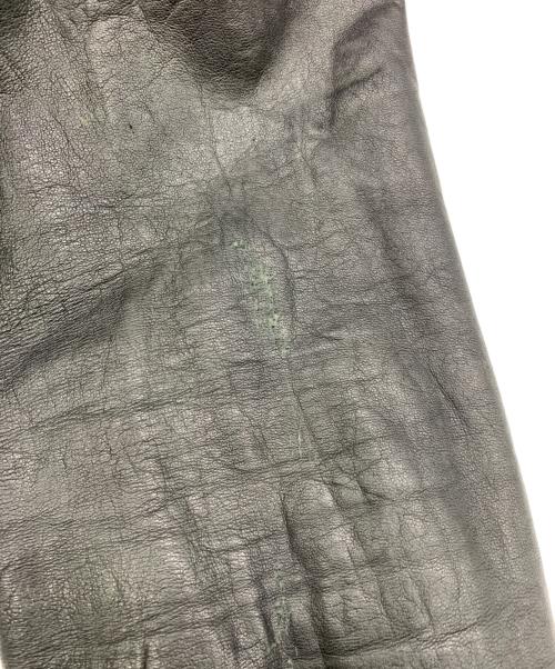 GIORGIO BRATO（ジョルジョブラッド）GIORGIO BRATO (ジョルジョブラッド) ラムレザーライダース ブラック サイズ:50の古着・服飾アイテム