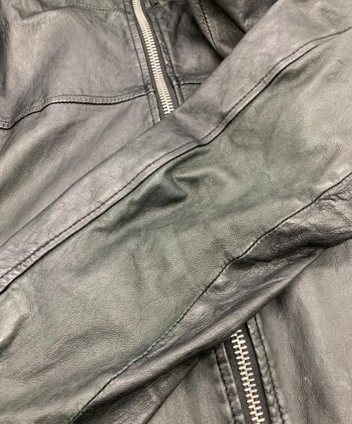 GIORGIO BRATO（ジョルジョブラッド）GIORGIO BRATO (ジョルジョブラッド) ラムレザーライダース ブラック サイズ:50の古着・服飾アイテム