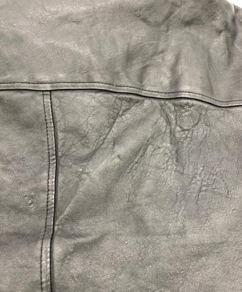 GIORGIO BRATO（ジョルジョブラッド）GIORGIO BRATO (ジョルジョブラッド) ラムレザーライダース ブラック サイズ:50の古着・服飾アイテム