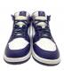 中古・古着 NIKE (ナイキ) AIR JORDAN1 MID ホワイト×パープル サイズ:US：12：8000円