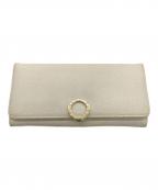 BVLGARIブルガリ）の古着「長財布」｜ベージュ