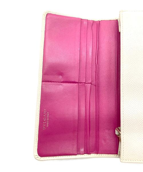 BVLGARI（ブルガリ）BVLGARI (ブルガリ) 長財布 ベージュの古着・服飾アイテム