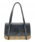 BURBERRY（バーバリー）の古着「ハンドバッグ」｜ブラック×ブラウン