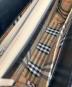 中古・古着 BURBERRY (バーバリー) ハンドバッグ ブラック×ブラウン：5000円