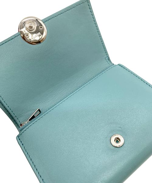 LOEWE（ロエベ）LOEWE (ロエベ) 3つ折り財布 ブルーの古着・服飾アイテム