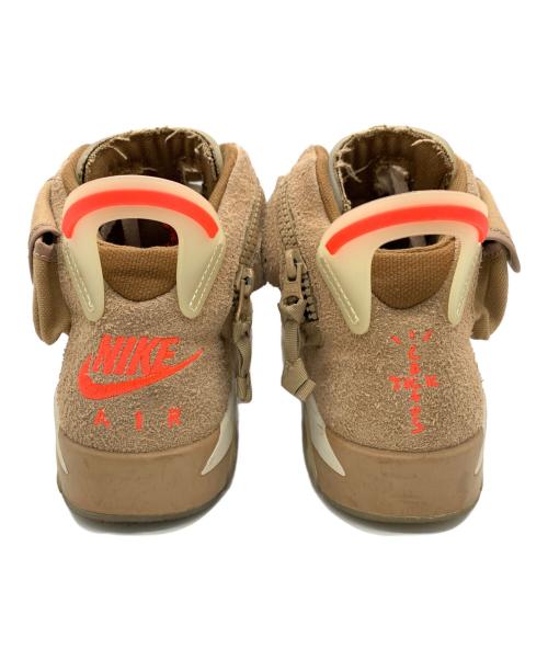 NIKE（ナイキ）NIKE (ナイキ) TRAVIS (トラビススコット) AIR JORDAN6 BRITISH KHAKI ブラウン サイズ:US：7.5の古着・服飾アイテム
