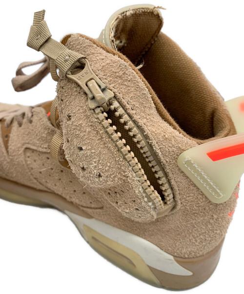 NIKE（ナイキ）NIKE (ナイキ) TRAVIS (トラビススコット) AIR JORDAN6 BRITISH KHAKI ブラウン サイズ:US：7.5の古着・服飾アイテム
