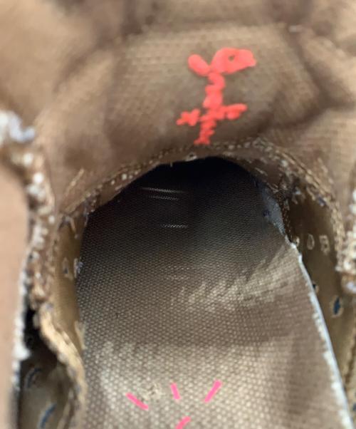 NIKE（ナイキ）NIKE (ナイキ) TRAVIS (トラビススコット) AIR JORDAN6 BRITISH KHAKI ブラウン サイズ:US：7.5の古着・服飾アイテム