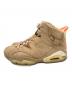 NIKE (ナイキ) TRAVIS (トラビススコット) AIR JORDAN6 BRITISH KHAKI ブラウン サイズ:US：7.5：25000円