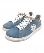 TORY BURCHトリーバーチ）の古着「Double T  Howell Court」｜スカイブルー