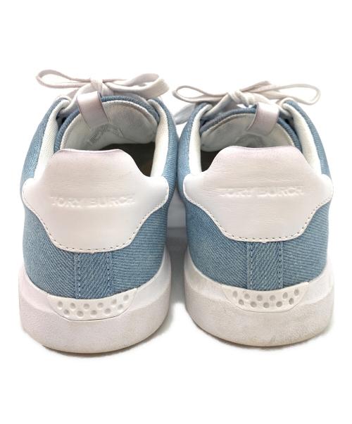 TORY BURCH（トリーバーチ）TORY BURCH (トリーバーチ) Double T  Howell Court スカイブルー サイズ:7Mの古着・服飾アイテム