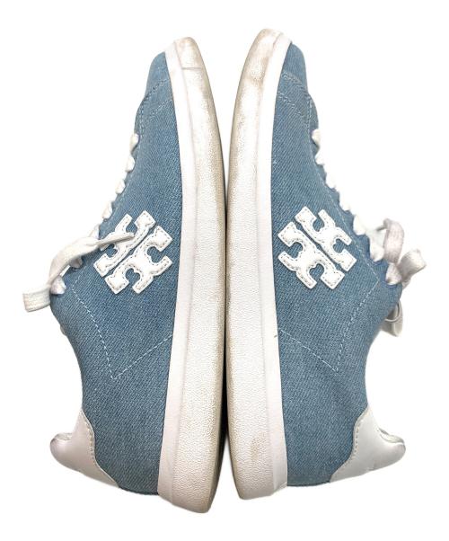 TORY BURCH（トリーバーチ）TORY BURCH (トリーバーチ) Double T  Howell Court スカイブルー サイズ:7Mの古着・服飾アイテム