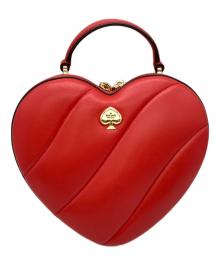 Kate Spade（ケイトスペード）の古着「ハート型2WAYバッグ」｜レッド