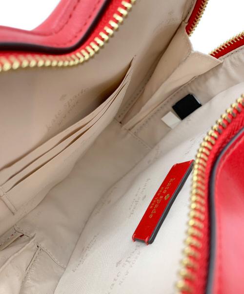 Kate Spade（ケイトスペード）Kate Spade (ケイトスペード) ハート型2WAYバッグ レッドの古着・服飾アイテム