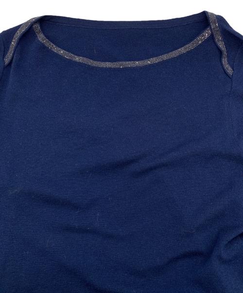 ANAYI（アナイ）ANAYI (アナイ) 薄手ニット ネイビー サイズ:38の古着・服飾アイテム