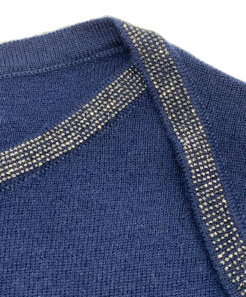 ANAYI（アナイ）ANAYI (アナイ) 薄手ニット ネイビー サイズ:38の古着・服飾アイテム