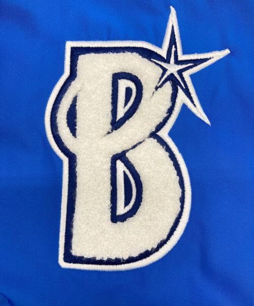 横浜DeNAベイスターズ（ヨコハマディーエヌエーベイスターズ）横浜DeNAベイスターズ (ヨコハマディーエヌエーベイスターズ) スタジアムジャンパー ブルー サイズ:Mの古着・服飾アイテム