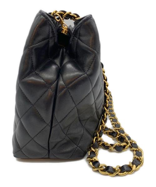 CHANEL（シャネル）CHANEL (シャネル) チェーンショルダーバッグ ブラックの古着・服飾アイテム