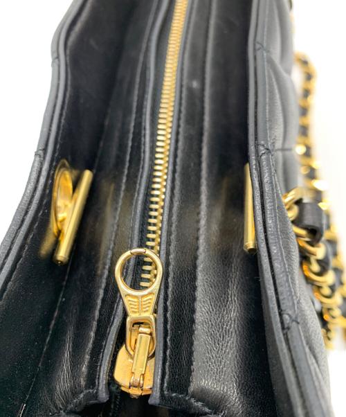 CHANEL（シャネル）CHANEL (シャネル) チェーンショルダーバッグ ブラックの古着・服飾アイテム
