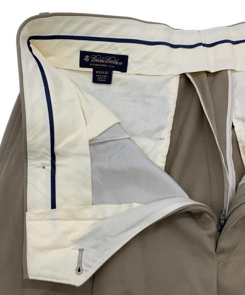 BROOKS BROTHERS（ブルックスブラザーズ）BROOKS BROTHERS (ブルックスブラザーズ) スラックスパンツ ベージュ サイズ:W32/L32の古着・服飾アイテム