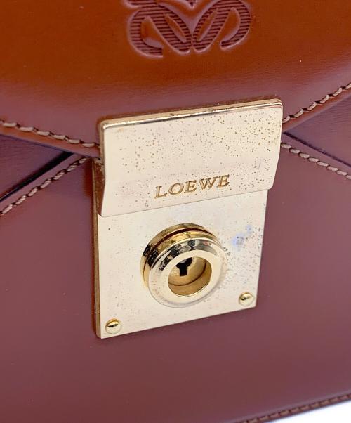 LOEWE（ロエベ）LOEWE (ロエベ) クラッチバッグ ブラウンの古着・服飾アイテム