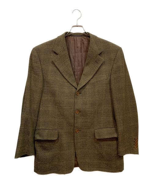 dunhill（ダンヒル）dunhill (ダンヒル) テーラードジャケット グリーン サイズ:48の古着・服飾アイテム
