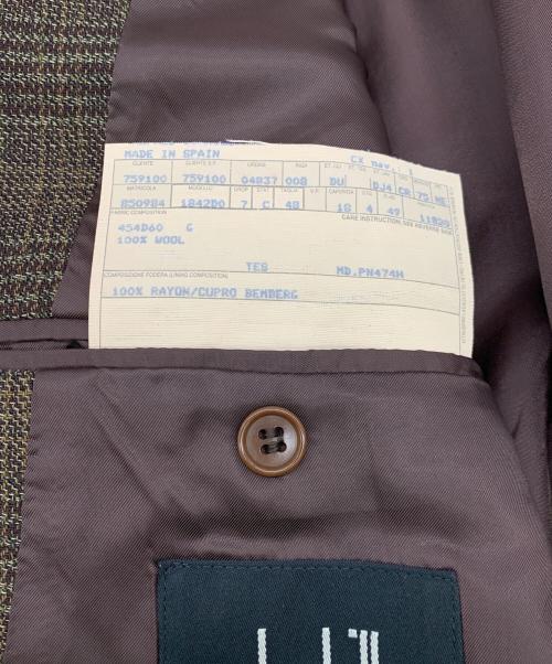 dunhill（ダンヒル）dunhill (ダンヒル) テーラードジャケット グリーン サイズ:48の古着・服飾アイテム