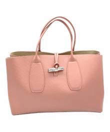 LONGCHAMP（ロンシャン）の古着「トートバッグ」｜ピンク