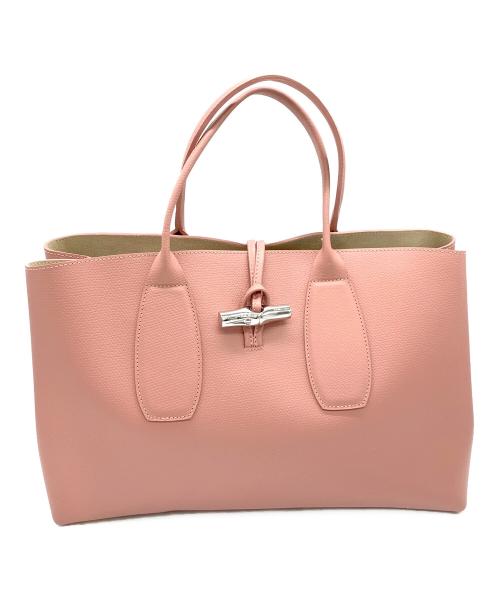 LONGCHAMP（ロンシャン）LONGCHAMP (ロンシャン) トートバッグ ピンクの古着・服飾アイテム