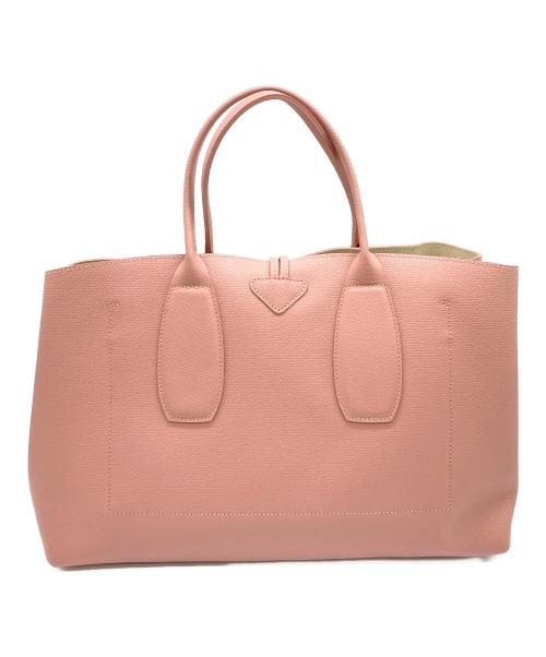 LONGCHAMP（ロンシャン）LONGCHAMP (ロンシャン) トートバッグ ピンクの古着・服飾アイテム