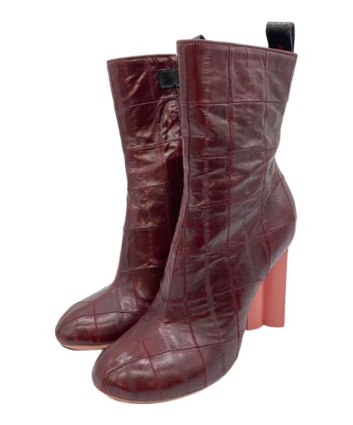 LOUIS VUITTON（ルイ ヴィトン）LOUIS VUITTON (ルイ ヴィトン) ブーツ ボルドー サイズ:25 1/2の古着・服飾アイテム