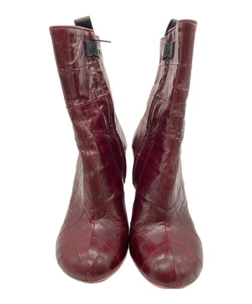 LOUIS VUITTON（ルイ ヴィトン）LOUIS VUITTON (ルイ ヴィトン) ブーツ ボルドー サイズ:25 1/2の古着・服飾アイテム