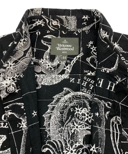 Vivienne Westwood（ヴィヴィアンウエストウッド）Vivienne Westwood (ヴィヴィアンウエストウッド) 半袖シャツ ブラック サイズ:44の古着・服飾アイテム