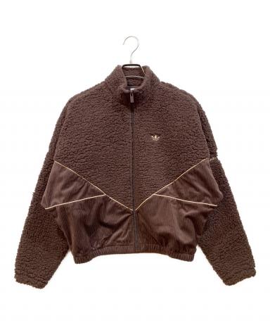 adidas レディースオリジナルス コーデュロイ フリースミックス ジャケット adidas（アディダス）の「コーデュロイ フリースミックス ジャケット