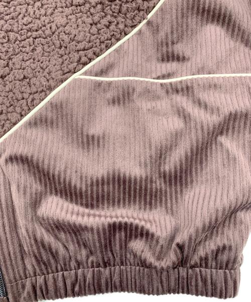 adidas（アディダス）adidas (アディダス) コーデュロイ フリースミックス ジャケット ブラウン サイズ:L 未使用品の古着・服飾アイテム