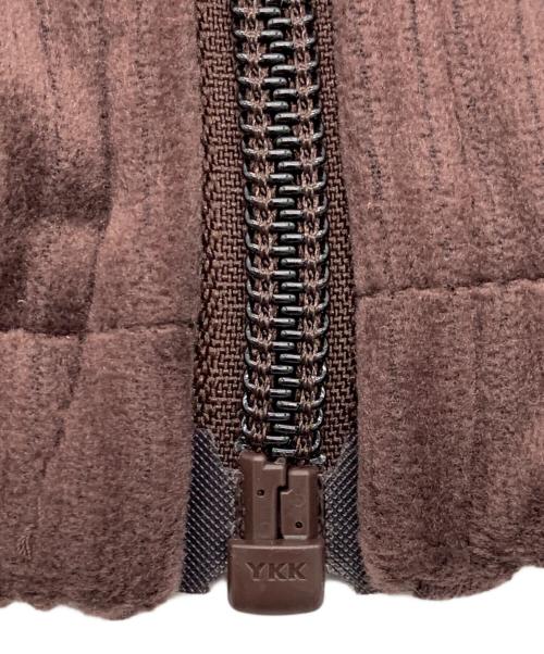 adidas（アディダス）adidas (アディダス) コーデュロイ フリースミックス ジャケット ブラウン サイズ:L 未使用品の古着・服飾アイテム