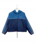 adidasアディダス）の古着「DENIM HOODIE」｜インディゴ