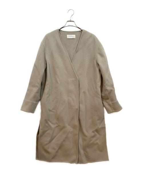 na.e（ナエ）na.e (ナエ) ノーカラーコート ベージュ サイズ:Freeの古着・服飾アイテム
