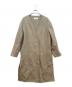 na.e（ナエ）の古着「ノーカラーコート」｜ベージュ