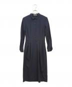 JIL SANDERジルサンダー）の古着「長袖ワンピース」｜ネイビー