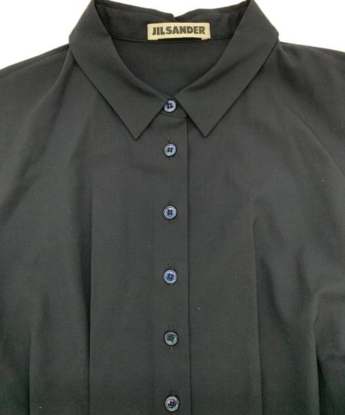 JIL SANDER（ジルサンダー）JIL SANDER (ジルサンダー) 長袖ワンピース ネイビー サイズ:34の古着・服飾アイテム