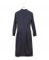 JIL SANDER (ジルサンダー) 長袖ワンピース ネイビー サイズ:34：22000円