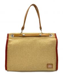 PORTER GIRL（ポーターガール）の古着「マルシェサックトートバッグ」｜ベージュ×レッド