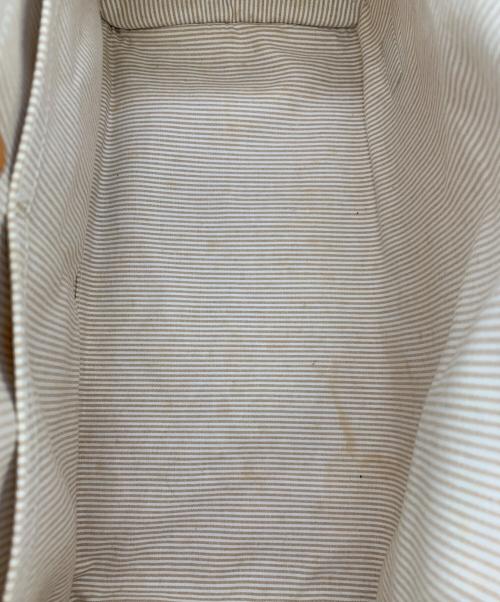 PORTER GIRL（ポーターガール）PORTER GIRL (ポーターガール) マルシェサックトートバッグ ベージュ×レッドの古着・服飾アイテム