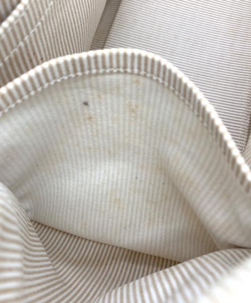 PORTER GIRL（ポーターガール）PORTER GIRL (ポーターガール) マルシェサックトートバッグ ベージュ×レッドの古着・服飾アイテム