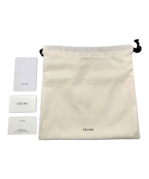 CELINE（セリーヌ）CELINE (セリーヌ) クラッチバッグ レッド×ネイビーの古着・服飾アイテム