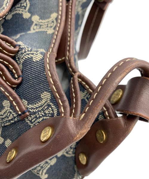 CELINE（セリーヌ）CELINE (セリーヌ) ショルダーバッグ ブラウン×インディゴの古着・服飾アイテム